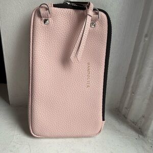 Bandolier Blush Pink Phone Case with Silver Accents